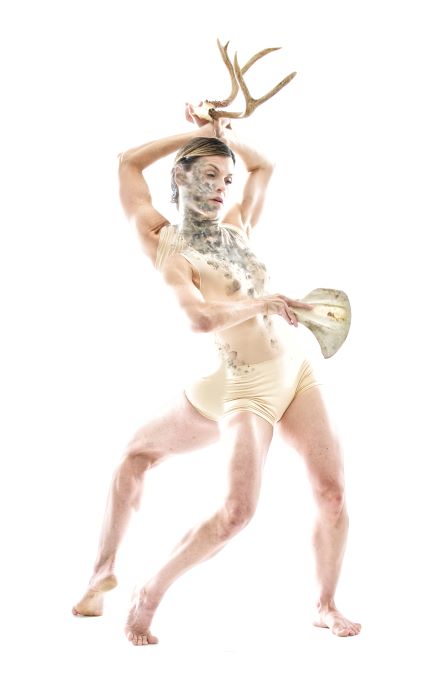 Creature half-deer half-woman
