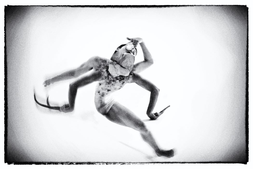 Creature half-crab half-woman
